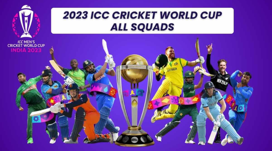 2023 क्रिकेट विश्व कप का मैच शेड्यूल और टीम। 2023 Cricket World Cup Match Schedule and Squad